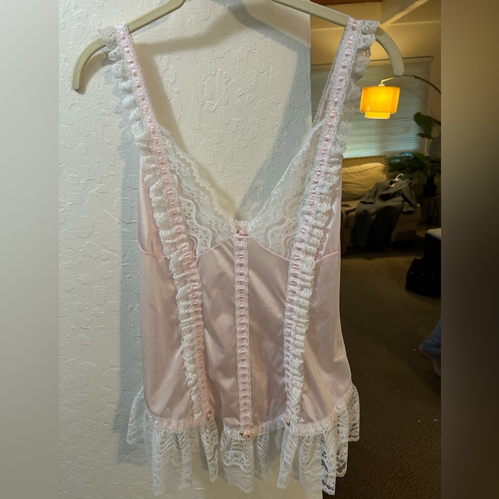 Vintage Tosca Lingerie pink bustier